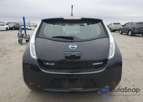 2013 Nissan Leaf S z USA, uszkodzony, nr VIN 1N4AZ0CPXDC425996